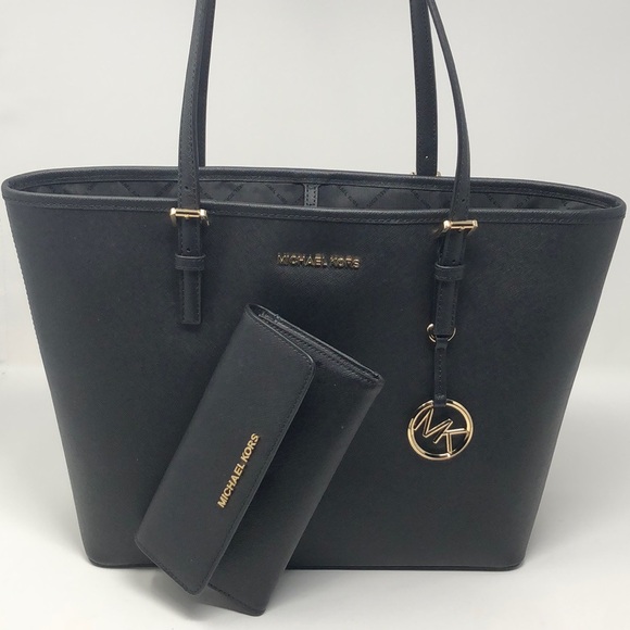 Michael Kors Handbags - Nwt Michael Kors Bundle Jet Set travel  +wallet